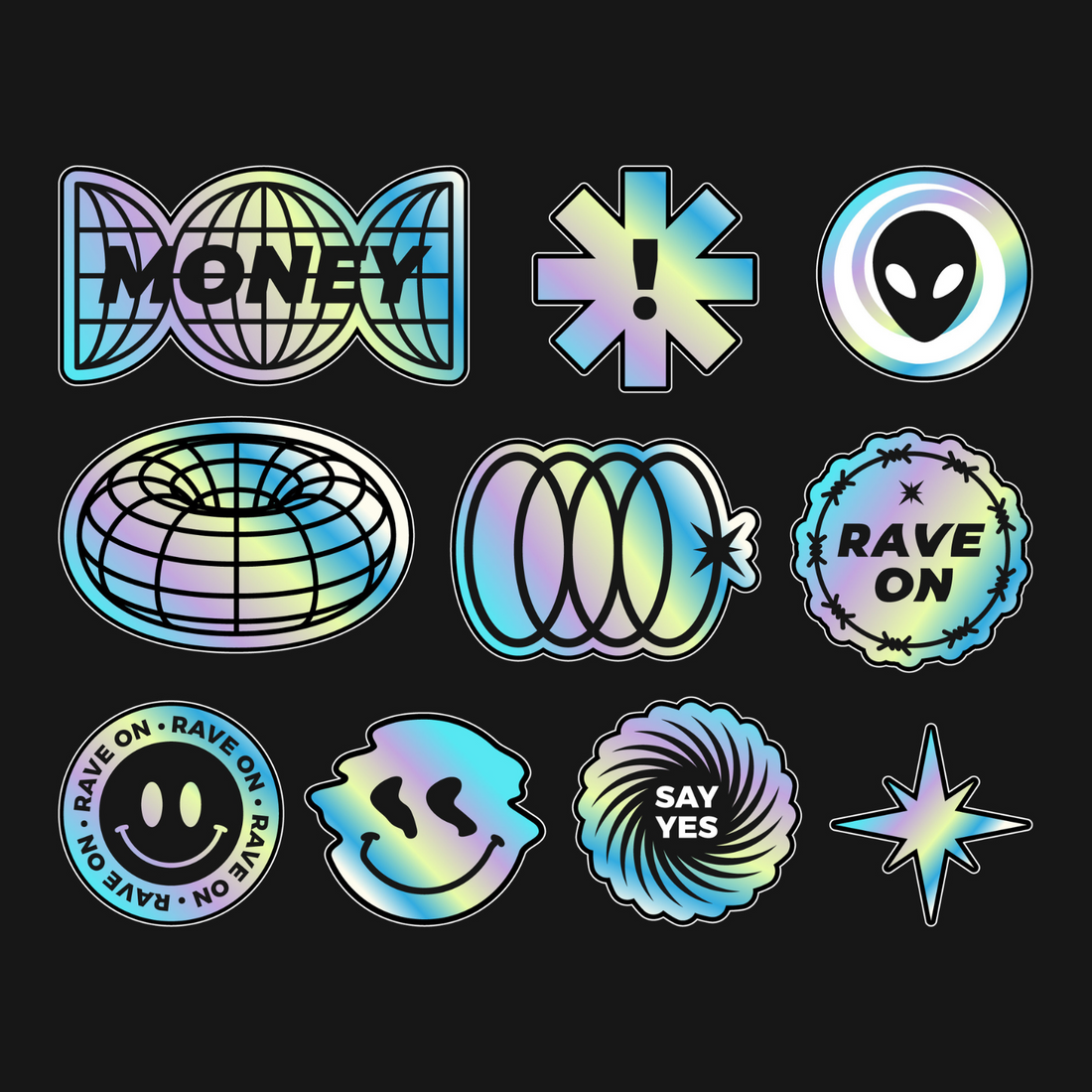 Holographic Stickers